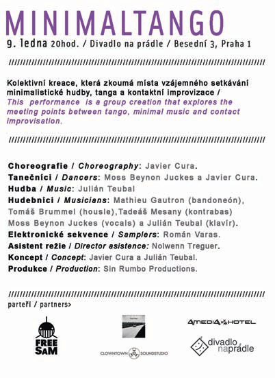 Minimal Tango Performance Prague 09th January 2010